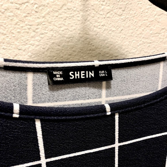 Grid Print Dress - Picture 4 of 6